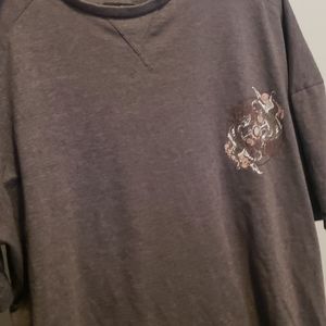 Grey Oversized (M) Cool design tshirt